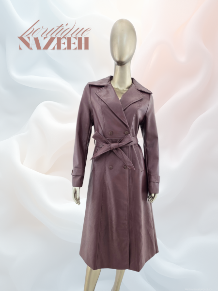 جكيت جلد طويل مميز